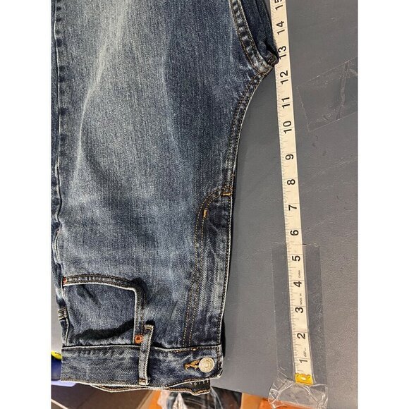 Asos Design High-Waisted Relaxed Fit Denin jeans 32/28 Petite - Picture 5 of 9